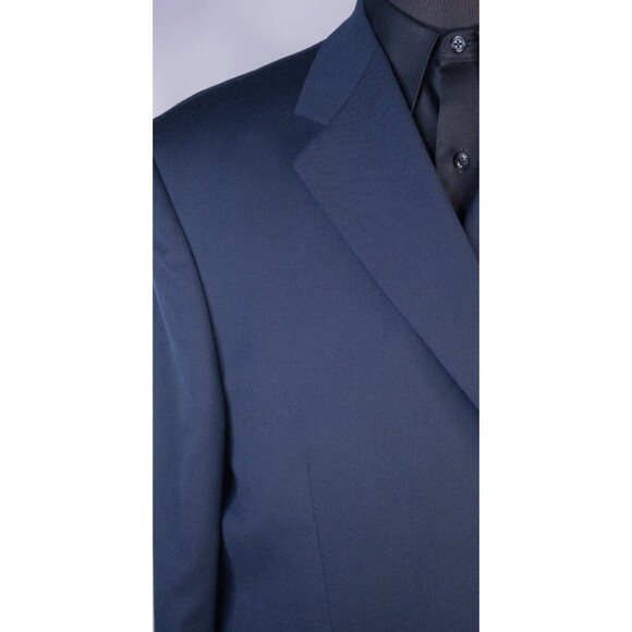 Joseph & Feiss Gold Classic Fit 100% Wool 2 Button 48S Navy Two Gold Buttons - Picture 5 of 14